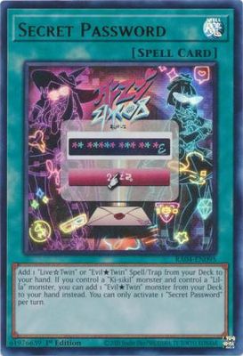 Secret Password - RA04-EN095 - Ultra Rare 1st Edition Quarter Century Stampede 1st Edition Singles