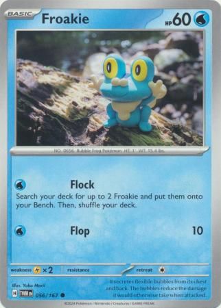 Froakie - 056/167 - Common Scarlet and Violet: Twilight Masquerade Singles
