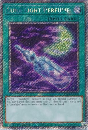 Luna Light Perfume - RA04-EN090 - Platinum Secret Rare 1st Edition Quarter Century Stampede 1st Edition Singles