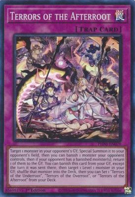 Terrors of the Afterroot - PHNI-EN079 - Super Rare 1st Edition Phantom Nightmare 1st Edition Singles