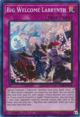 Big Welcome Labrynth - RA04-EN104 - Super Rare 1st Edition Quarter Century Stampede 1st Edition Singles