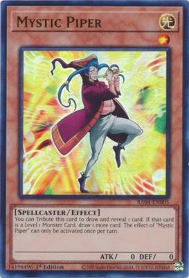 Mystic Piper - RA04-EN005 - Ultra Rare 1st Edition Quarter Century Stampede 1st Edition Singles