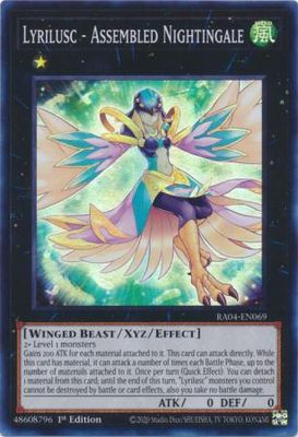 Lyrilusc - Assembled Nightingale - RA04-EN069 - Super Rare 1st Edition Quarter Century Stampede 1st Edition Singles