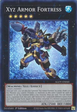 Xyz Armor Fortress - AGOV-EN040 - Super Rare 1st Edition Age of Overlord 1st Edition Singles (espanol)
