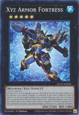 Xyz Armor Fortress - AGOV-EN040 - Super Rare 1st Edition Age of Overlord 1st Edition Singles (espanol)