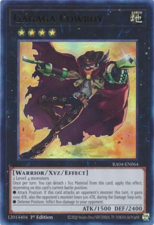 Gagaga Cowboy - RA04-EN064 - Ultra Rare 1st Edition Quarter Century Stampede 1st Edition Singles