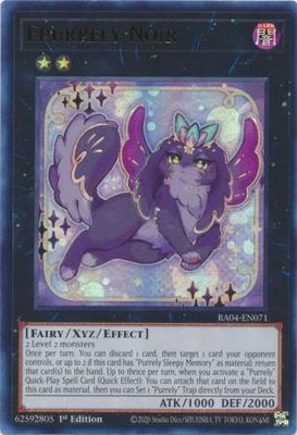 Epurrely Noir - RA04-EN071 - Ultra Rare 1st Edition Quarter Century Stampede 1st Edition Singles