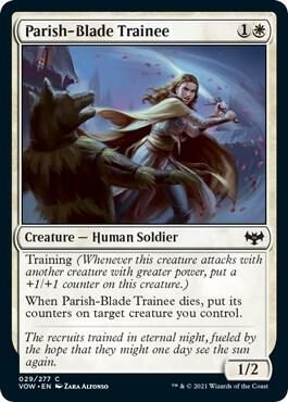 Parish-Blade Trainee 29/277- Innistrad: Crimson Vow (VOW) Innistrad: Crimson Vow (espanol)
