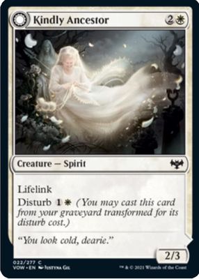 Kindly Ancestor 22/277- Innistrad: Crimson Vow (VOW) (espanol)