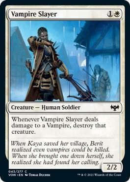 Vampire Slayer 43/277- Innistrad: Crimson Vow (VOW) (espanol)