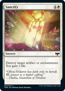 Sanctify - Innistrad: Crimson Vow (VOW) (espanol)
