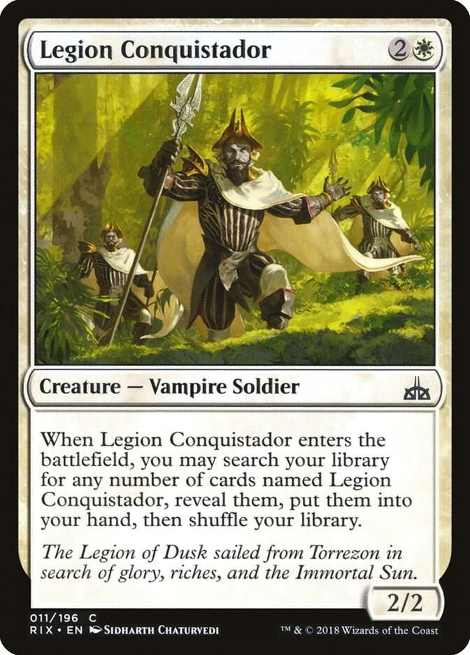 Legion Conquistador 011196- Rivals of Ixalan (RIX) (espanol)