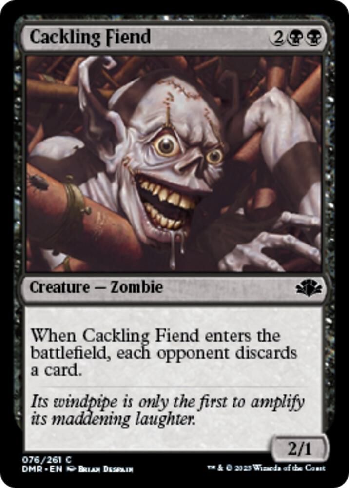 Cackling Fiend 076/261 - Dominaria Remastered Singles
