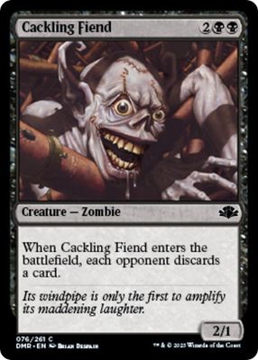 Cackling Fiend 076/261 - Dominaria Remastered Singles