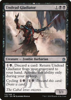 Undead Gladiator 112/249 - Masters 25 (A25)