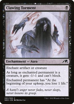 Clawing Torment 091/302 - Kamigawa Neon Dynasty Singles