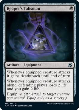 Reaper&#39;s Talisman 117/281 - Adventures in the Forgotten Realms (AFR)