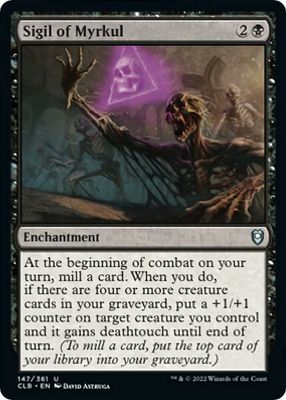 Sigil of Myrkul 147/361 - Commander Legends: Battle for Baldur&#39;s Gate (CLB)