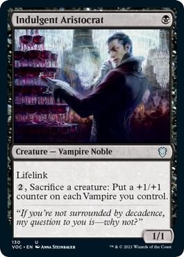 Indulgent Aristocrat 130 - Commander: Innistrad: Crimson Vow (VOC)