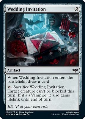 Wedding Invitation 260/277- Innistrad: Crimson Vow (VOW) (espanol)