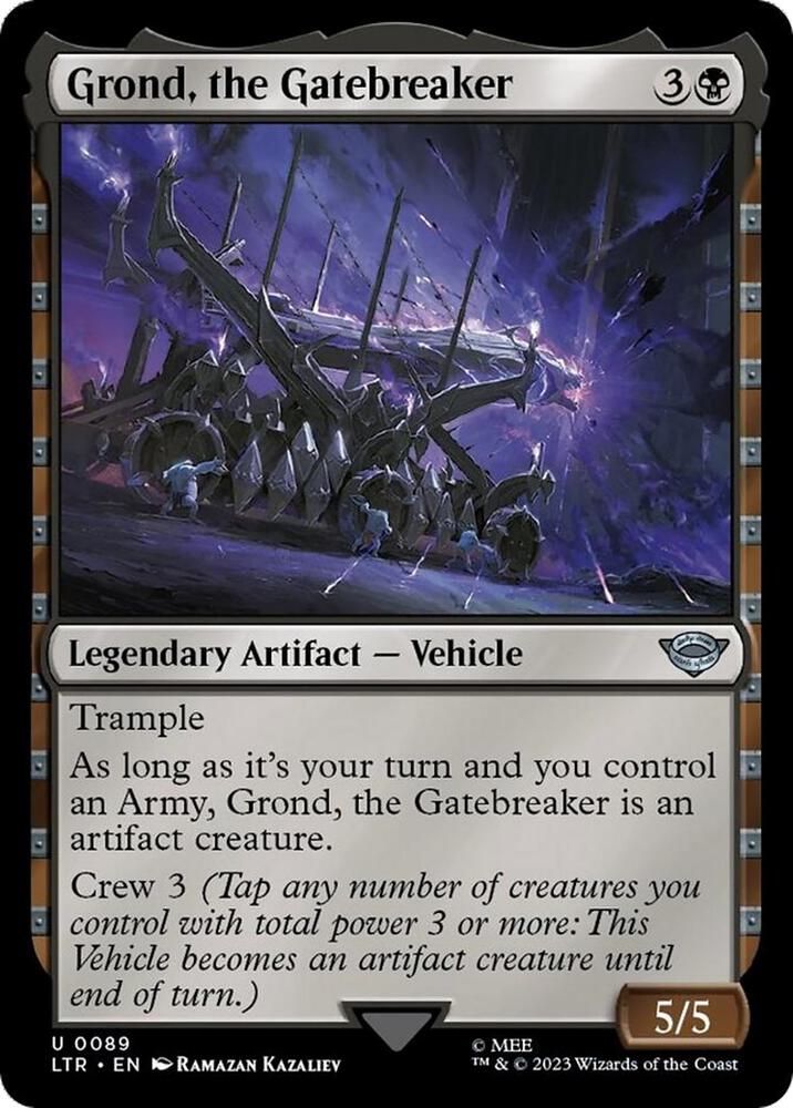 Grond, the Gatebreaker 0089 - Universes Beyond: The Lord of the Rings: Tales of Middle-earth (LTR)