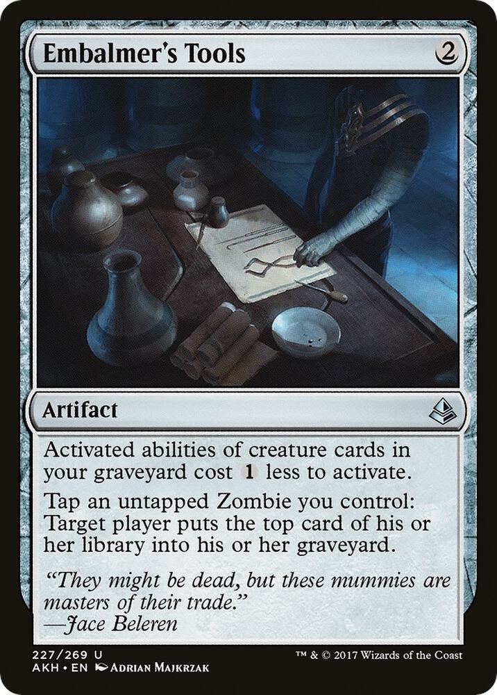 Embalmer&#39;s Tools 227/269- Amonkhet (AKH) (espanol)