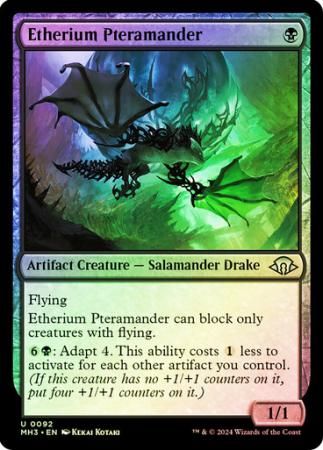 Etherium Pteramander 0092 - Modern Horizons 3 (MH3) (FOIL) (Español)