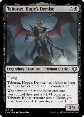 Taborax, Hope&#39;s Demise 0189 - Commander Masters (CMM)