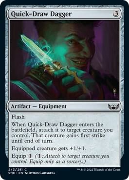 Quick-Draw Dagger 243/281- Streets of New Capenna (SNC) (espanol)