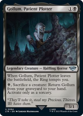 Gollum, Patient Plotter 0084 - Universes Beyond: The Lord of the Rings: Tales of Middle-earth (LTR)