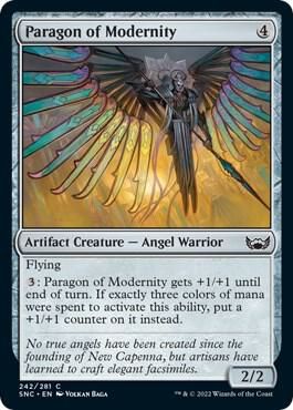 Paragon of Modernity 242/281- Streets of New Capenna (SNC) (espanol)
