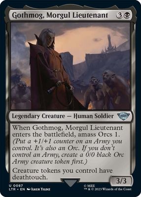 Gothmog, Morgul Lieutenant 0087 - Universes Beyond: The Lord of the Rings: Tales of Middle-earth (LTR)