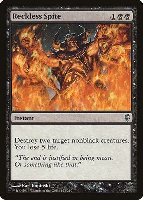 Reckless Spite 123/210 - Conspiracy (CNS)