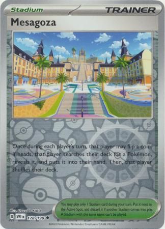 Mesagoza - 178/198 - Uncommon Reverse Holo Scarlet &amp; Violet (Base Set) Reverse Holo Singles (Español)