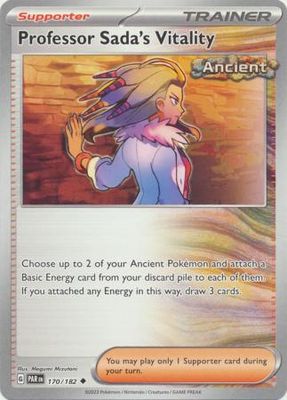 Professor Sada&#39;s Vitality - 170/182 - Uncommon Scarlet &amp; Violet: Paradox Rift Singles