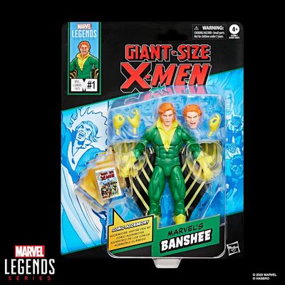 DS Marvel Legends Series Banshee, Giant-Size X-Men #1 (1975 Nuevo