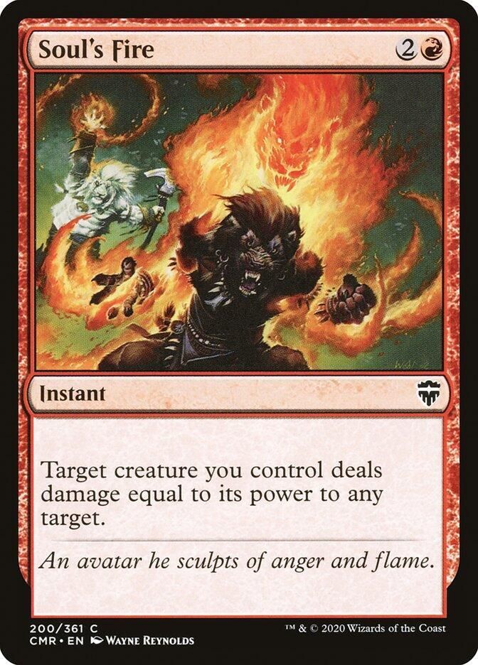 Soul&#39;s Fire 200/361 - Commander Legends (CMR)