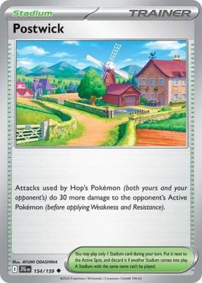 Postwick - 154/159 - Uncommon Scarlet &amp; Violet: Journey Together Singles