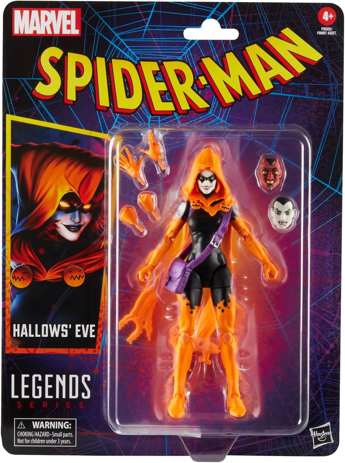 DS Marvel Legends Series Hallows&#39; Eve, Spider-Man Figura Nueva