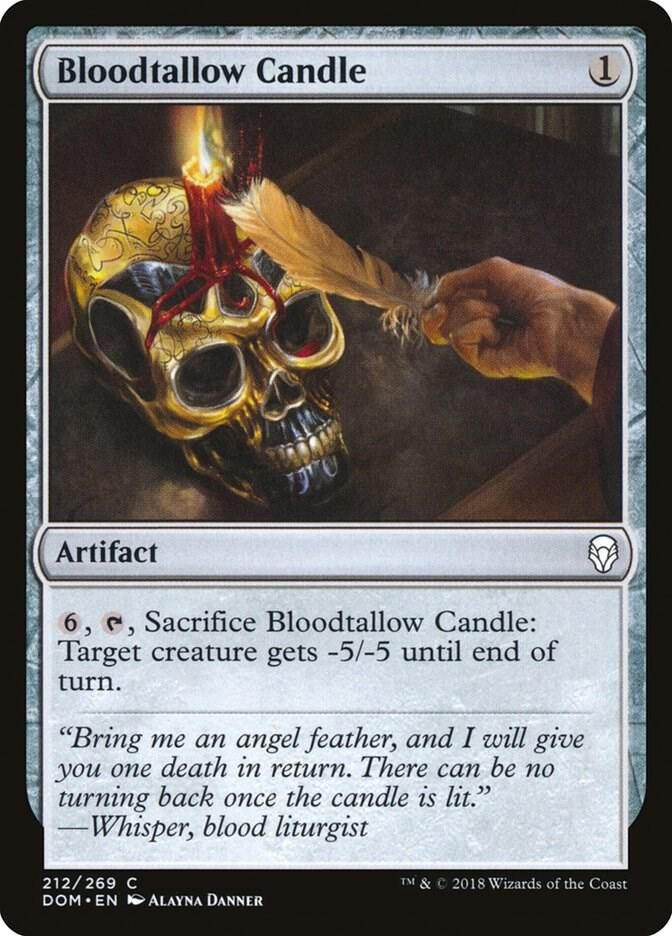 Bloodtallow Candle 212/269- Dominaria (DOM) (espanol)