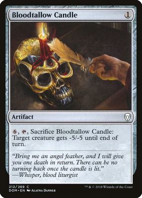Bloodtallow Candle 212/269- Dominaria (DOM) (espanol)