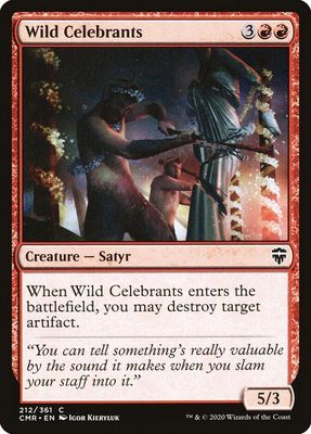 Wild Celebrants 212/361 - Commander Legends Singles