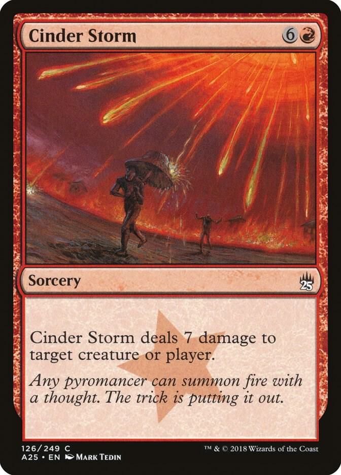 Cinder Storm 126/249 - Masters 25 (A25)