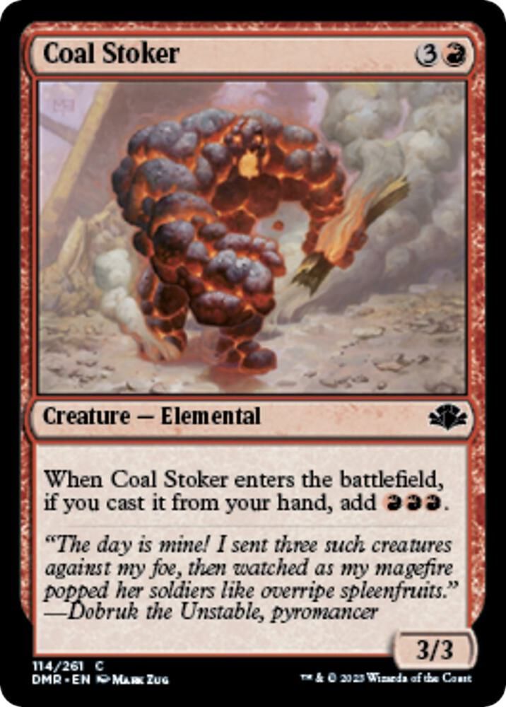 Coal Stoker 114/261 - Dominaria Remastered Singles