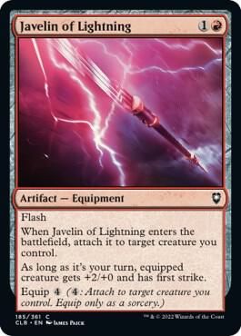 Javelin of Lightning 185/361 - Commander Legends: Battle for Baldur&#39;s Gate (CLB)