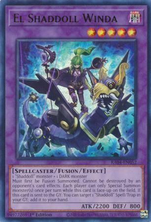 El Shaddoll Winda - RA04-EN052 - Ultra Rare 1st Edition Quarter Century Stampede 1st Edition Singles