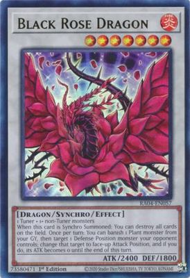 Black Rose Dragon - RA04-EN057 - Ultra Rare 1st Edition Quarter Century Stampede 1st Edition Singles