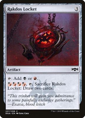 Rakdos Locket 237/259- Ravnica Allegiance (RNA) (espanol)