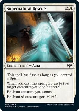 Supernatural Rescue 037/277- Innistrad: Crimson Vow (VOW) (espanol)
