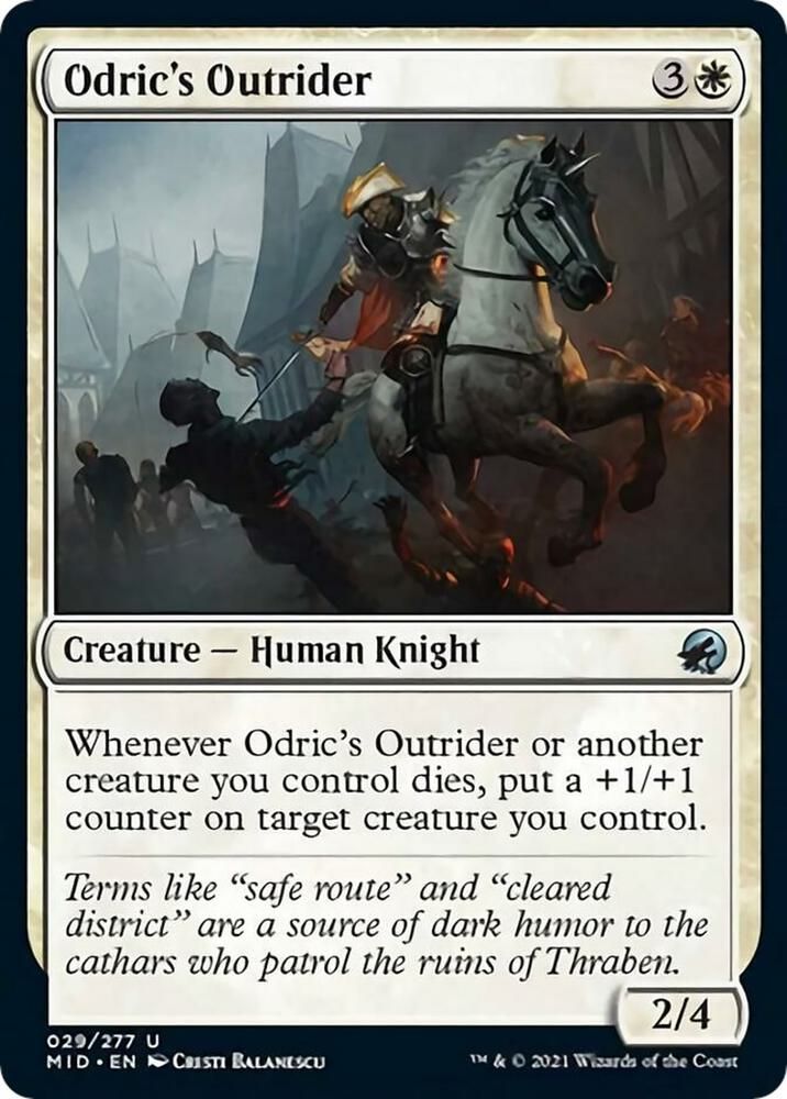 Odric&#39;s Outrider 029/277- Innistrad: Midnight Hunt (MID)